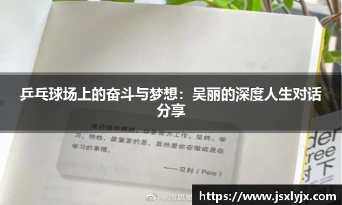 乒乓球场上的奋斗与梦想：吴丽的深度人生对话分享